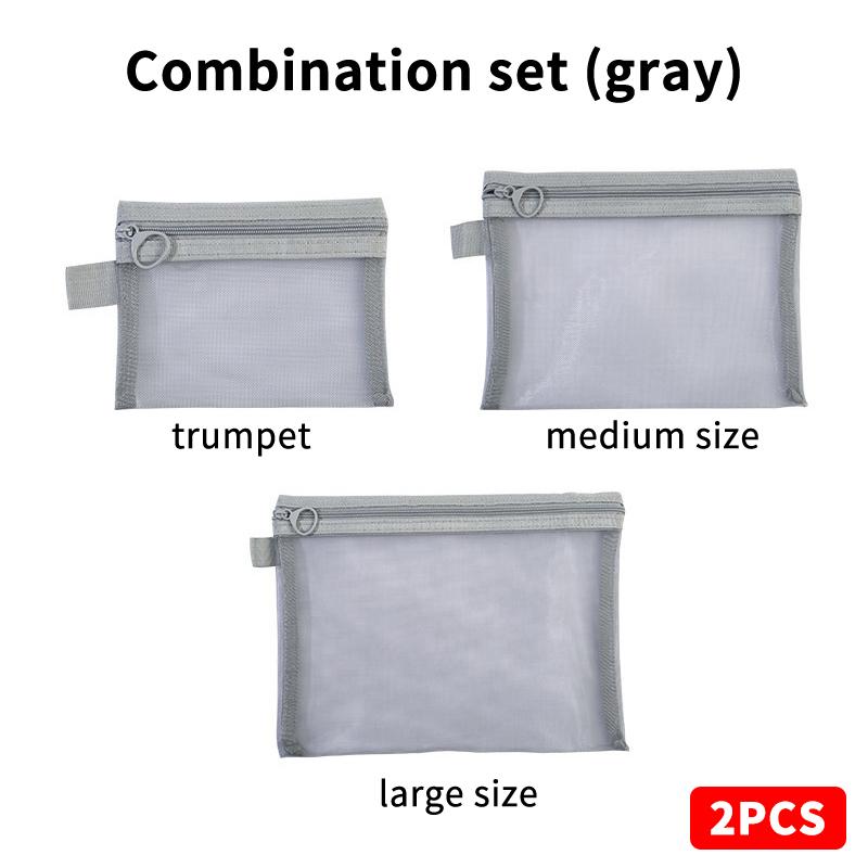 Mini Mesh Hard Disk Card Reader Bags Portable Earphone Data Cable Chargers Storage Bag U Disk Zipper Pouch Travel Organizer