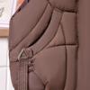 Plus Size Down Cotton Vest - Women's Stylish Sleeveless Jacket for Autumn/Winter