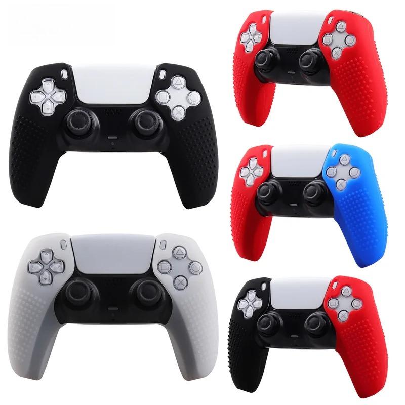 Anti-slip Seperated Soft Silicone Protective Case for PS5 Controller Cover Skin Gamepad Case Video Games Accessories for PS5