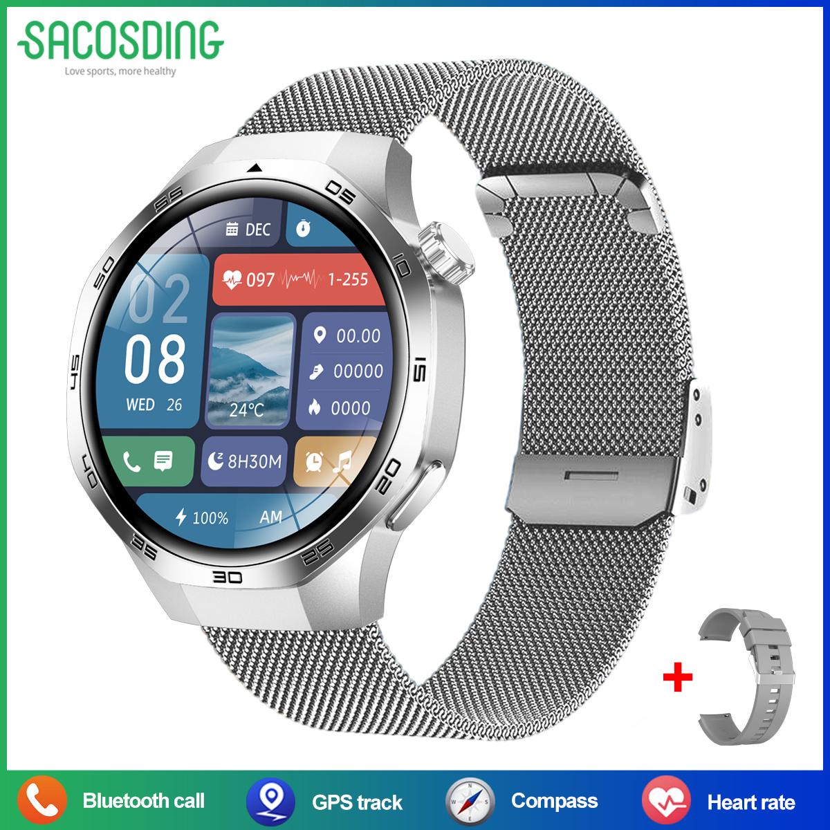 

Смарт-годинник Watch 5 Max для жінок 1,53 дюйма AMOLED NFC GPS Спортивна траєкторія Бездротова зарядка Чоловічий смарт-годинник Bluetooth-дзвінок 2026 срібний