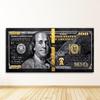 Wall Art Gold Modern Popular Colorful Hundred Money Canvas Painting Quadro Street Abstract Poster Picture Home Decor