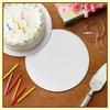 10pcs Round Cake Boards Easy to Use Disposable Paper Cake Drum Pans for Birthday Wedding Holiday Dessert Party Events
