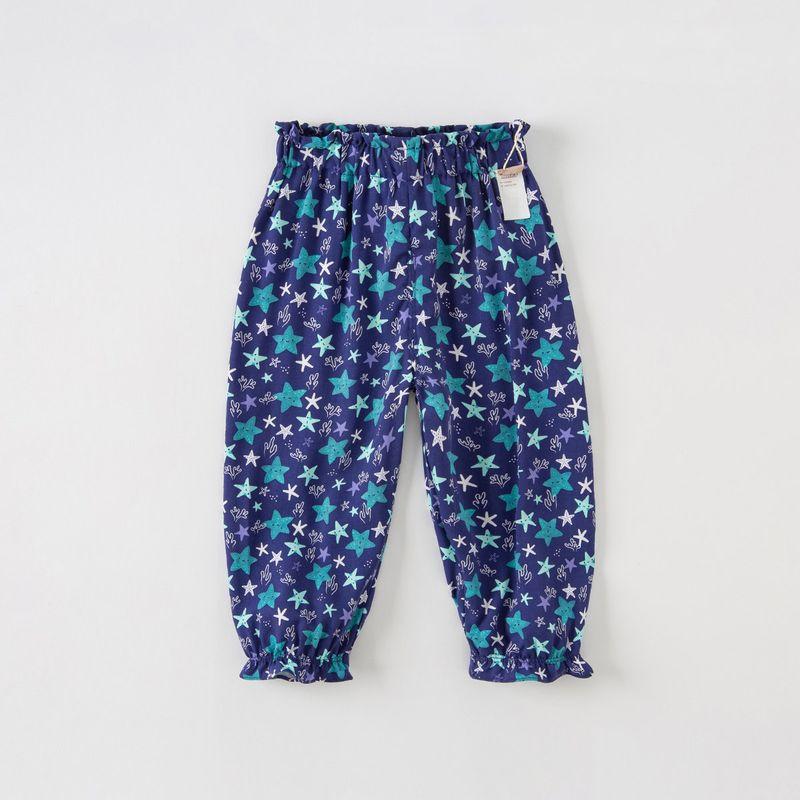 [Summer Clearance] David Bella Girls  Pants Summer Wear 2026 Girls  Anti-Mosquito Pants Casual Pants Starfish Print [Ready in Stock] 73
