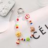 Cute Bear Star Mobile Phone Chain Dopamine Girl Heart Beaded Apple Pendant Lanyard Wrist Strap Chain