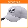 Shield Of Agents Cartoon Grey Baseball Caps Outdoor Casual Hats Women Men