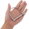 Wire Lock Pin Heavy Duty Safety Coupler Shaft Locking Pins Hitch Pto Pin Round Loop Wire Lock Trailers Pin for Farm Lawn Garden