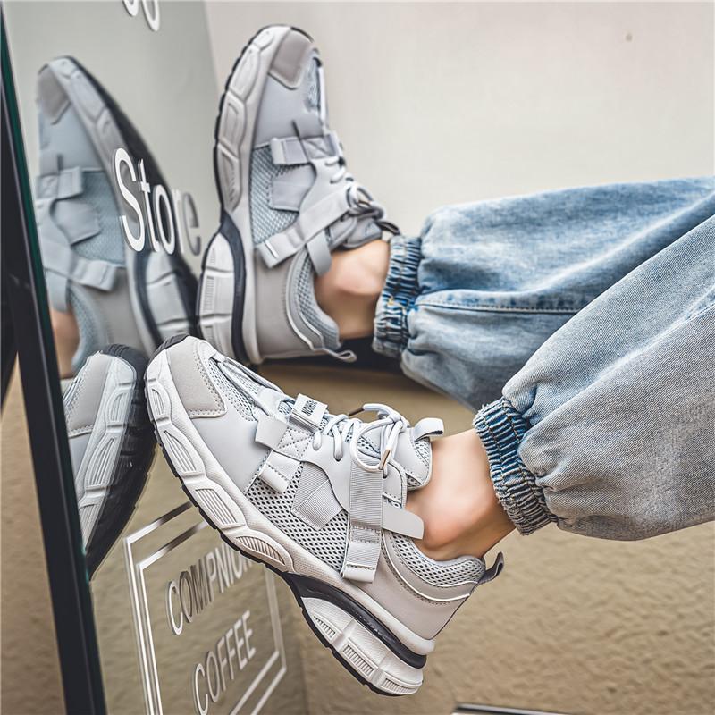 Hongkong-Stil vielseitige Dad-Schuhe Herren Herbst Sportschuhe Trendmarke Low-Top Retro Freizeitschuhe