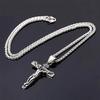 @Collier Pendentif Croix Plaqué Argent Acier UKD715 80% de réduction
