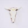 Colgante de Pared Vintage Cabeza de Vaca Cráneo de Animal 3D Estatua de Arte Escultura de Cabeza de Toro Decoración Colgante de Pared para Hogar Sala de Estar Bar Manualidades