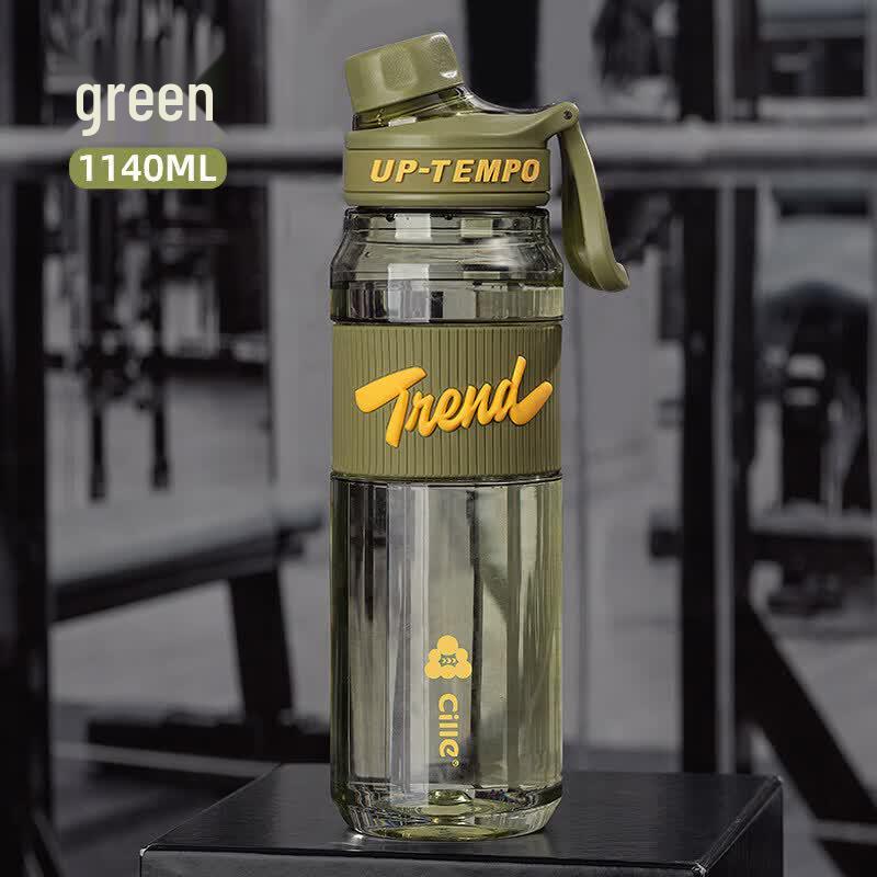 Portable Large Capacity Sports Water Bottle with Straw