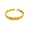 Bracciale Intrecciato a Torsione con Filo d'Oro Stile Xiaohongshu - Temperamento Versatile da Donna