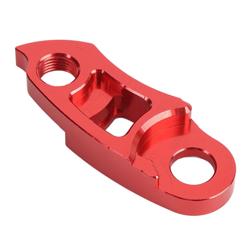 Bike Rear Derailleur Hanger Extender Bike Frame Tail Hook Extender Cycling Accessory Aluminum Alloy Red