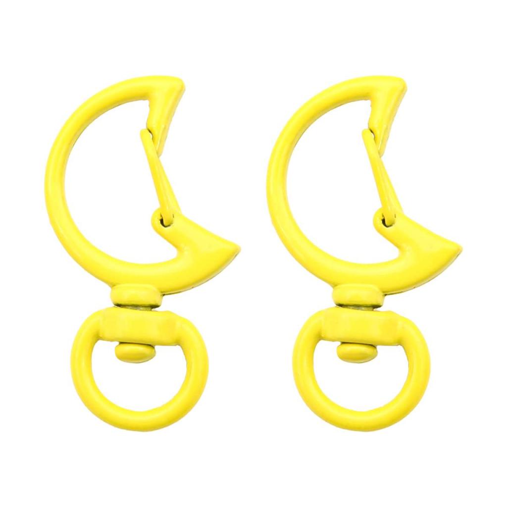 31X39mm Candy Colored Alloy Shell Shaped Spring Buckle Special-shaped DIY keychain Accessories Creative Accessories Hanging Ornaments