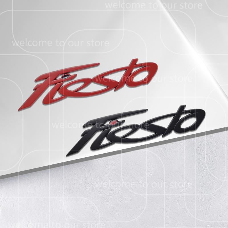 3D For Ford Fiesta MK6 MK7 MK8 MK5 ST Car Sticker Zinc Alloy G1Emblem Body Accessories Styling Metal Rear Trunk Badge Decal
