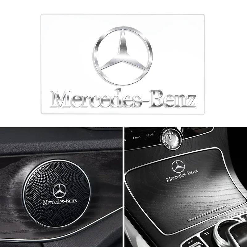 1ks Kovový emblém nálepka na auto Pro Mercedes Benz W117 W176 W177 W205 204 W213 W253 W156 W218 W166 CLA GLC CLE Auto příslušenství