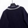 2024 Autumn/Winter Women's Fashion: European & American Style Polo Collar Knitted Sweater