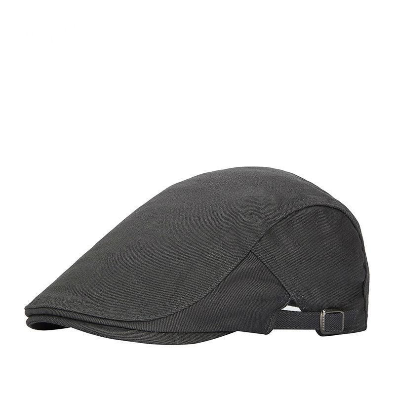Men's British Ivy Cap Fashion Big Head Men Spring and Summer Leisure Beret Male Solid Cotton Newsboy Hat 55-60cm