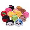 Coin Purse Cartoon Zipper Plush Three-Dimensional Coin Purse Wallet Key Holder
