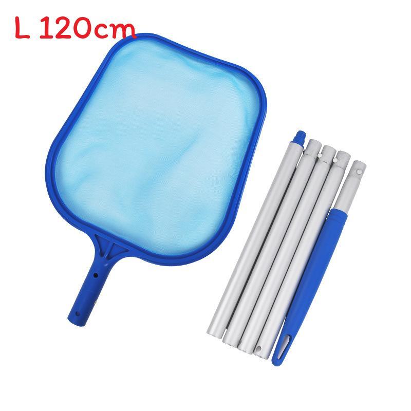 Pool Skimmer Net With Detachable Aluminum Handle For Inground And Above Ground Pools