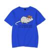 Rat Cartoon Graphic Men Tshirt Casual Clothing Short Sleeve T-shirt Japanese Style Oversized T Shirt Homme Women Men's Clothing