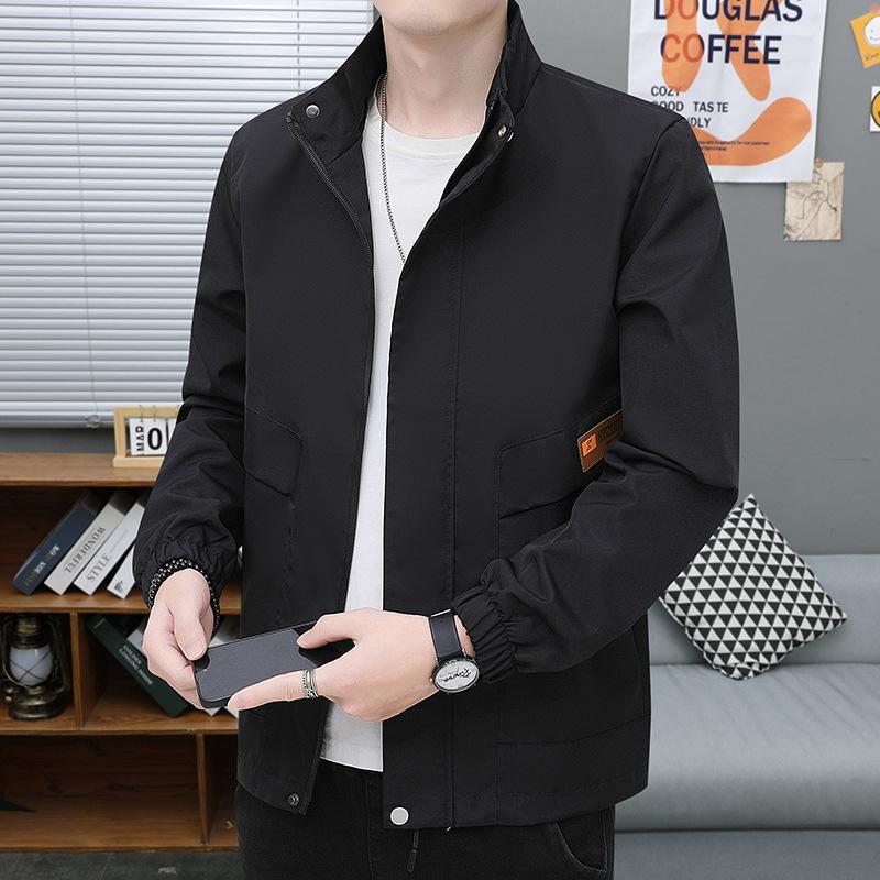 

Осенняя Повседневная Мода Красивая Куртка-Джокер Мужская Весенняя Повседневная Тонкая Новая Куртка. 5XL