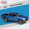 NJI23 Maisto 1:27 Ford Ranger 2019 Picku Alloy Car Diecasts & Toy Vehicles Car Model Miniature Scale Model Car Toy For Children