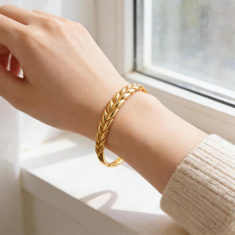 Autumn Harvest Wheat Light Luxurious and High-end Women's Jewelry Temperament Bracelet
