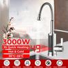 Electric Instant Heater Faucet Tap 360Rotation LED Digital Display Hot Water Kitchen Faucet Tankless Hot Cold Mixer Tap 3000W