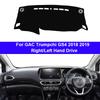 Car Dashboard Cover For GAC Trumpchi GS4 2018 2019 Center Console Protector Carpet Dashmat Sun-shade Accessories