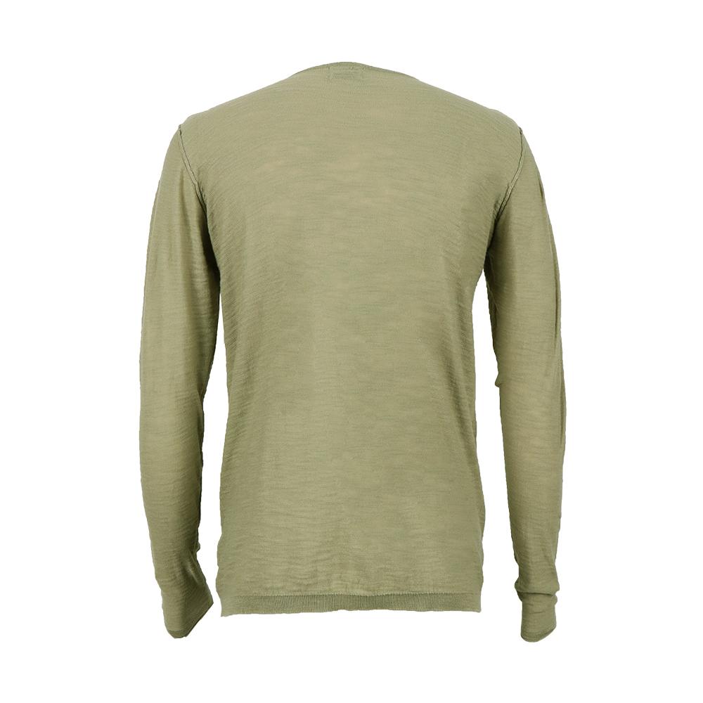 IKALOOK Thin 5-Color Men'S Round Long Sleeve Knit Tee Btee103 (A Type)