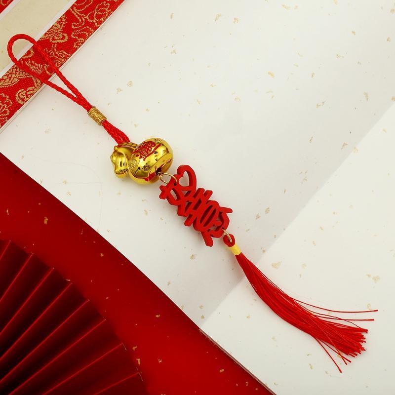 1PC 2026 Year Of The Horse Wall Hanging Car Ornament New Year Dripping Oil Zodiac Horse Pendant Lucky Decor Housewarming Gifts