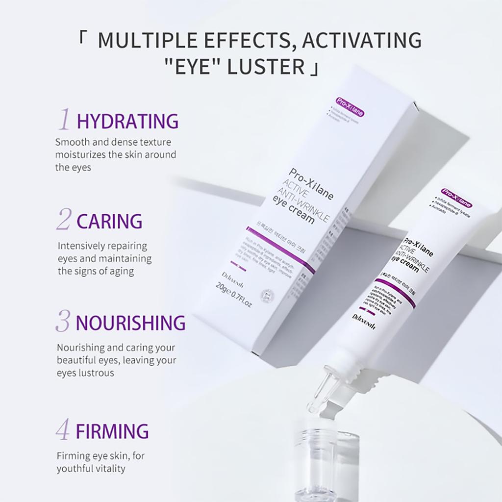 DEleventh Korean Brand Refresh Wrinkle Care Eye Cream 20g Maintains erases fine reduces dark and puffiness for bright Pro-Xilane / youthfulness,
