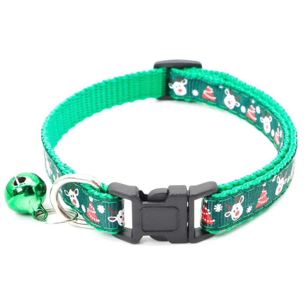 Christmas Pet Collars for Small Dogs Cat  Adjustable Safety Buckle Necklace Chihuahua Puppy Kittens Puppy Collar Pet Accessoires