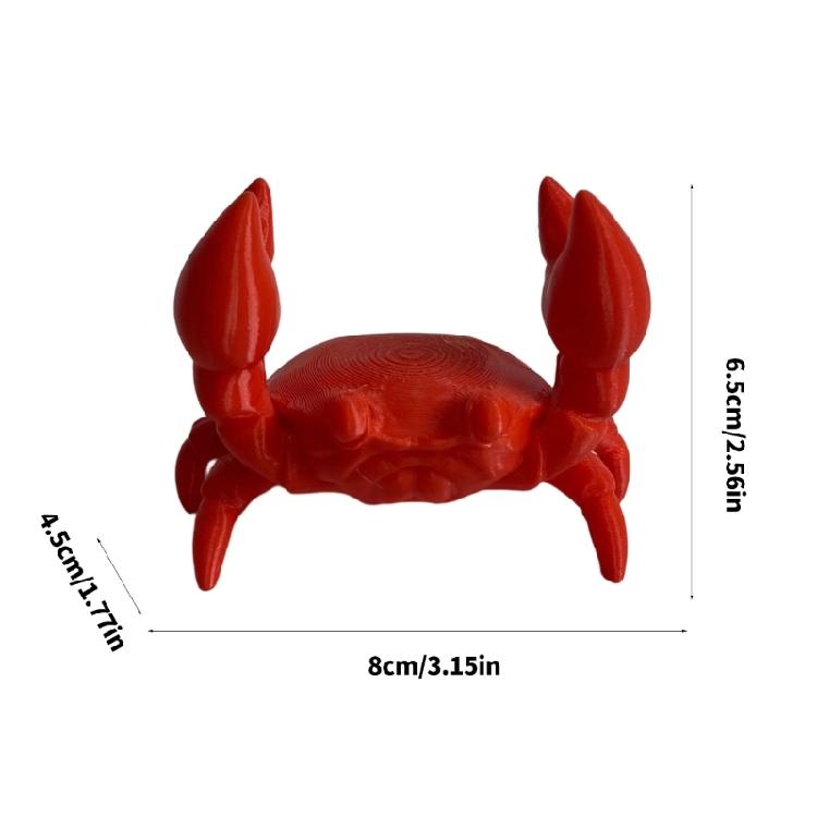 Crab Shape ABS Pen Rest Display Stand Eyeglasses Stand Desktop Pen Organiser Rack for Home Office Desk Decoration