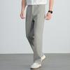 High end [Tencel Linen] men's summer thin straight leg pants for commuting, business, no ironing, casual men's pants