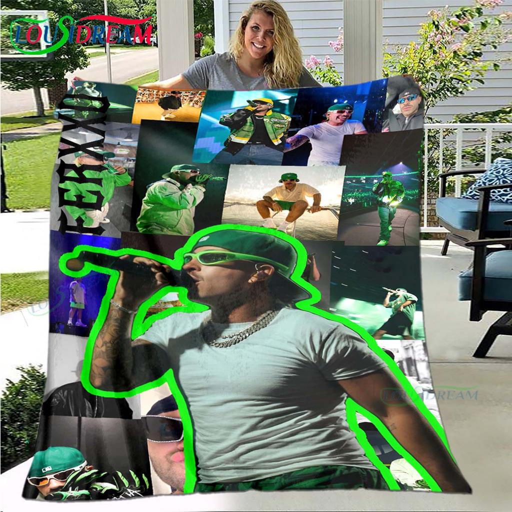 100% Polyester Pop Singer F-Ferxxo Four Seasons Blanket Sofa Cover Travel Bed Plush Blanket Travel Office Break Blanket Gift