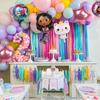 6Pcs Gabby Doll Aluminum Foil Balloon Birthday Party Balloon For Party Supplies