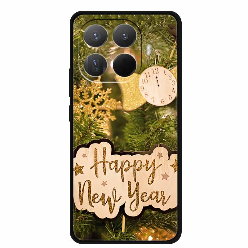 Christmas Phone Cases for Xiaomi 15T Pro 5G Case Protector TPU Silicone Soft Bumper Christmas Tree for Mi 15T Pro 5G Cover Coque