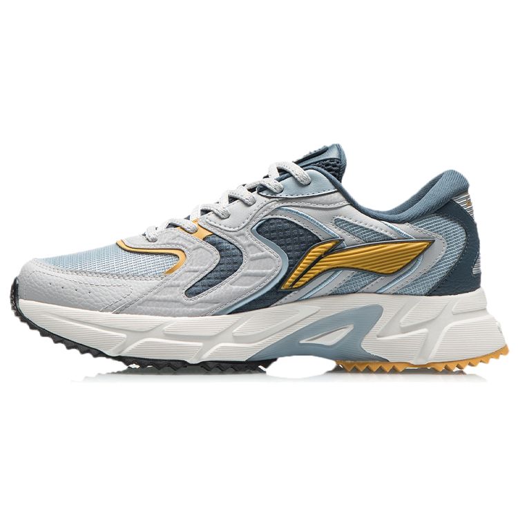 Li-Ning Comfortable Versatile Leather Shock Absorbing Non-Slip Wear-Resistant Breathable Lightweight Low-Top Running Shoes Men sneaker ARLR013-3