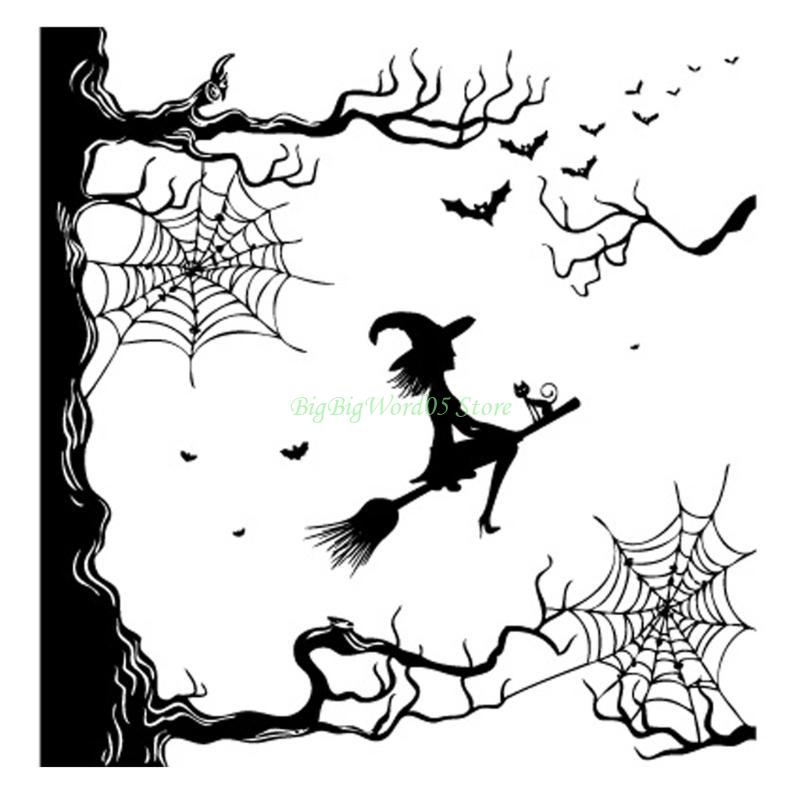 24TE Silicone Seal Stamp Halloween Series Clear Stamps DIY Scrapbooking Card Making