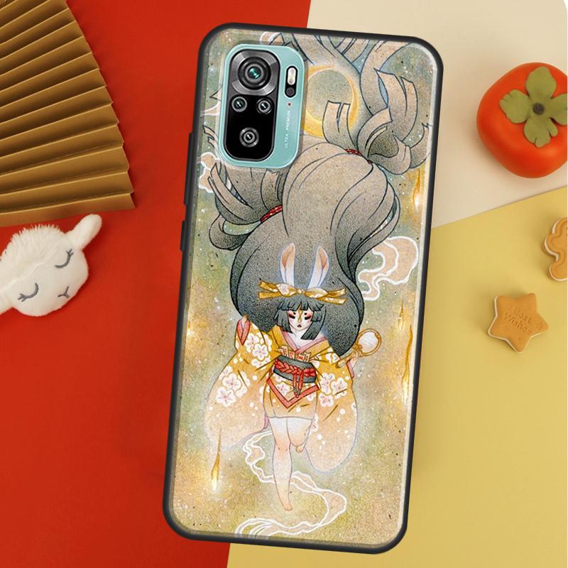 Kitsune Fox Art For Xiaomi Redmi Note 10 Pro Case Cover For Redmi Note 11 Pro 10A 10C 9 8T 9S 10S 9T 9A 9C Case