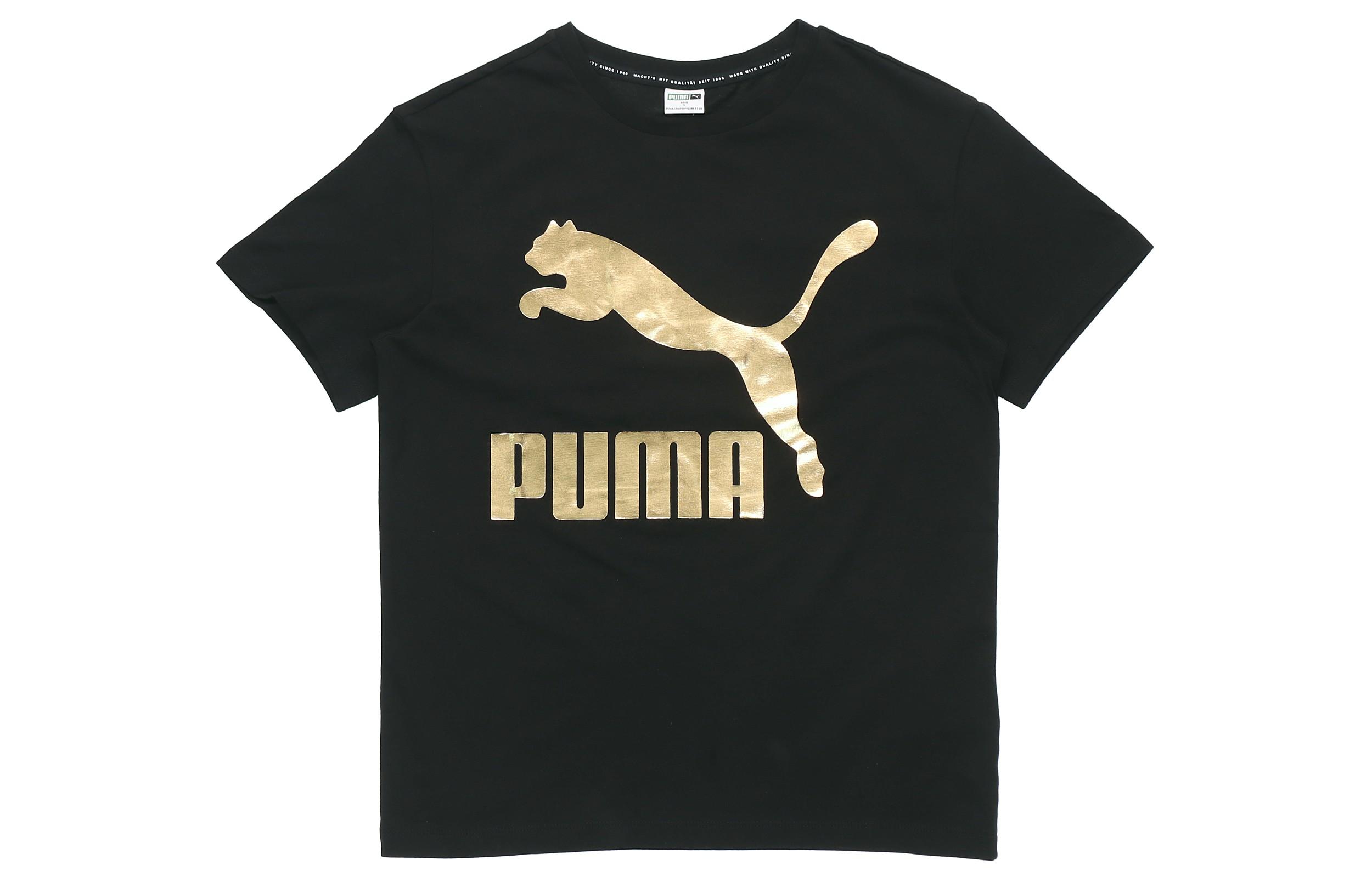 PUMA Set in Sleeve T Shirt Women s Black 530005-61 S