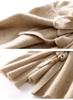 2026 Autumn/Winter 100% Wool Sleeveless Knit Vest Cardigan with Tie