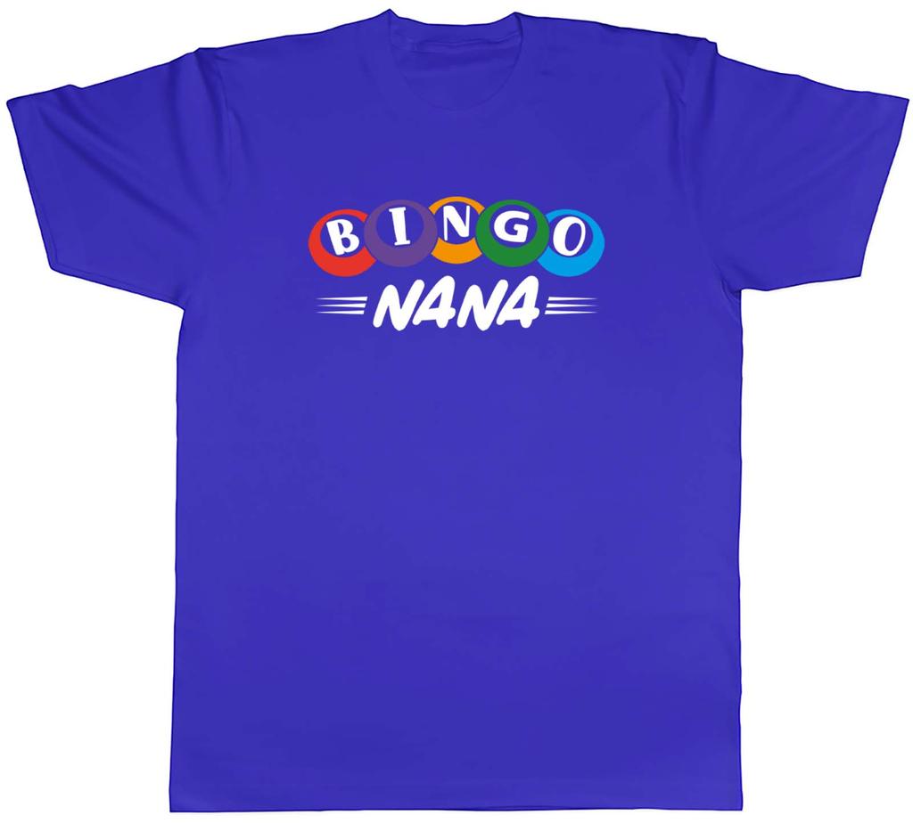 Bingo Nana Unisexs TShirt Number Card Jackpot Tee Gift