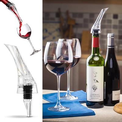 BOLTIFY Caraffa Aeratore per Vino Beccuccio Caraffa Magica Caraffa per Vino Aeratore per Vino Strumento di Versamento Aerazione Rapida Pompa Filtro Portatile