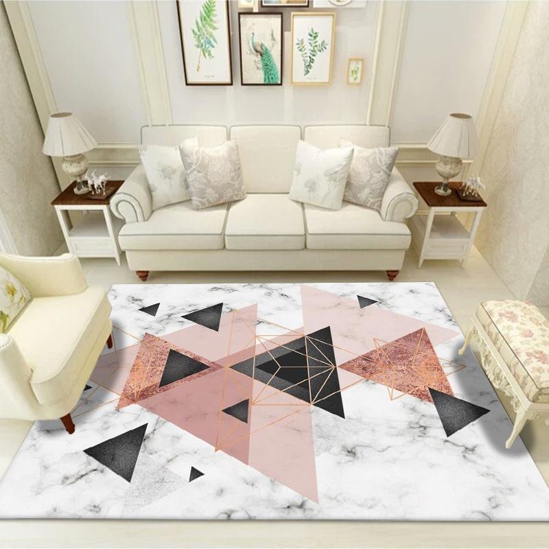 Luxury Marble Style Rugs for Living Room Home Bedroom Decor Large Size Carpet Coffee Table Non-slip Carpet