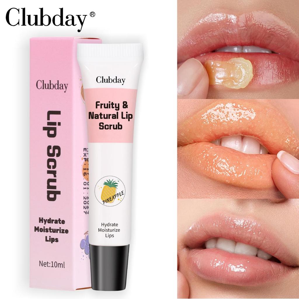 Clubday New Fruity Lip Scrub Exfoliates Dead Skin, Lightens Lip Lines, Lip Care C701-003