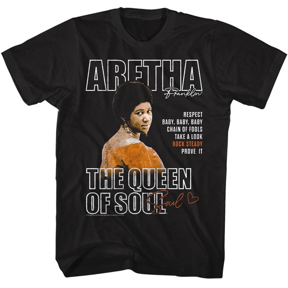 Aretha Franklin The Queen Of Soul Chain Of Fools Men's T Shirt Music Merch