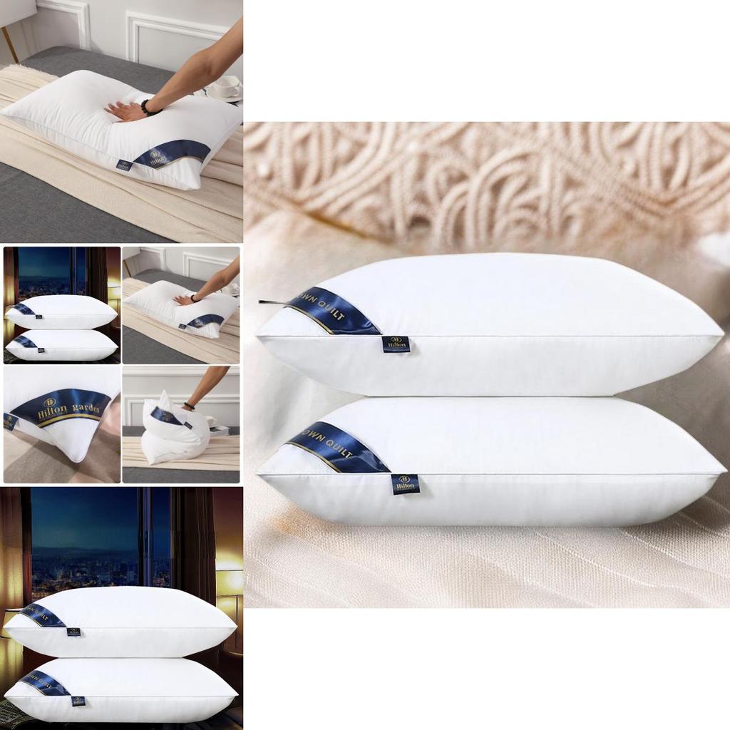 Hilton Hotel Pillow High And Low Adjustable Neck Support Pillow For Single Person