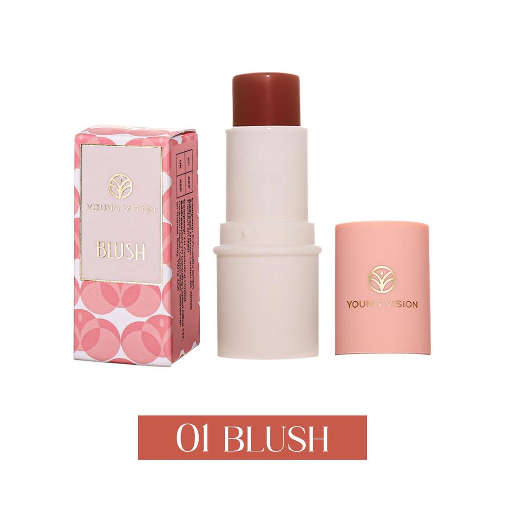 YOUNG VISION Multifunctional Makeup Stick: Highlight, Contour, Matte Blush for Easy Application.
